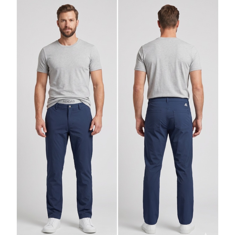Adidas Golf Chino‎ Pants Mens 36x32 Royal Blue Ultimate360 Tapered Leg Outdoor